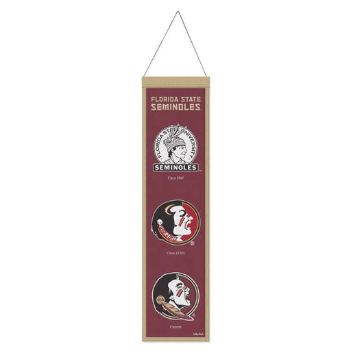 Florida State Seminoles Wool Banner 8X32 in.