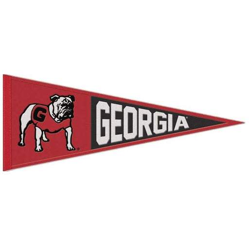 Georgia Bulldogs Wool Pennant 13X32 in.