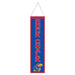 Kansas Jayhawks Wool Banner 8X32 in.