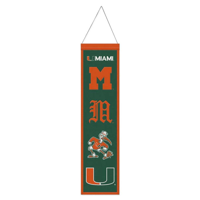 CLG 8X32 WBNR MIAMI FL EVO Wool Banner 8X32 in.