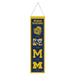 Michigan Wolverines Wool Banner 8X32 in.