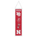 Nebraska Corn Huskers Wool Banner 8X32 in.