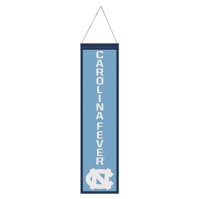 North Carolina Tar Heels Wool Banner 8X32 in.