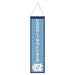 North Carolina Tar Heels Wool Banner 8X32 in.