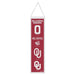 Oklahoma Sooners Wool Banner 8X32 in.