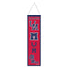 Mississippi Ole Miss Rebels Wool Banner 8X32 in.