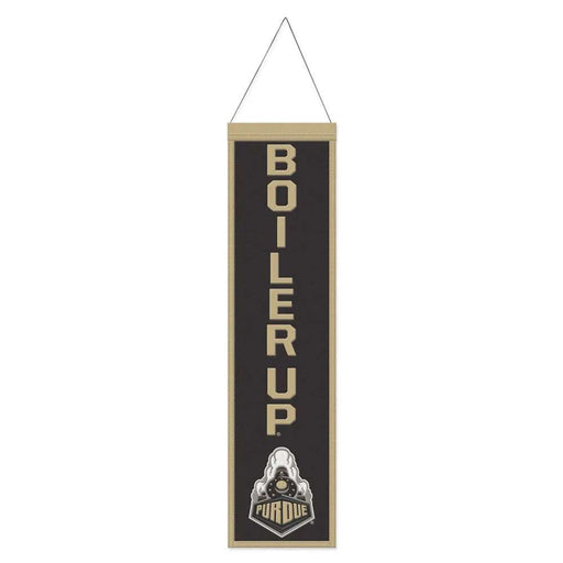 Purdue Boilermakers Wool Banner 8X32 in.