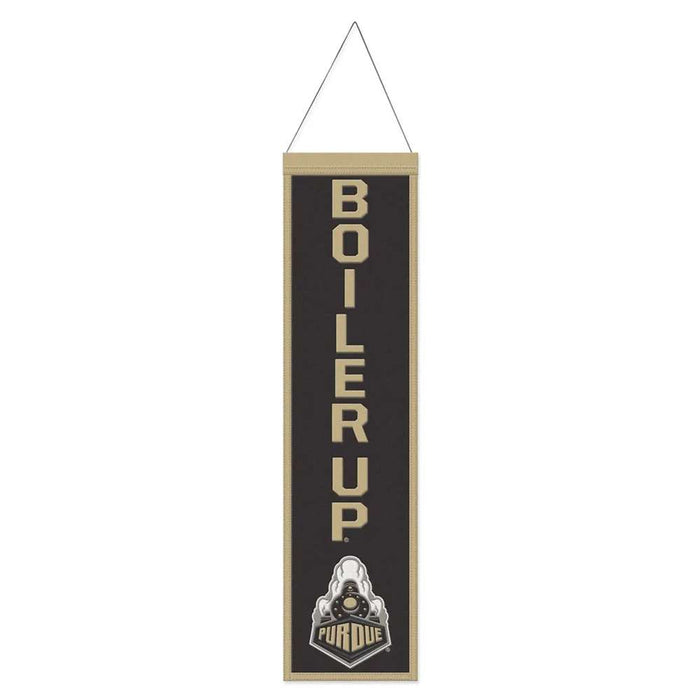 Purdue Boilermakers Wool Banner 8X32 in.