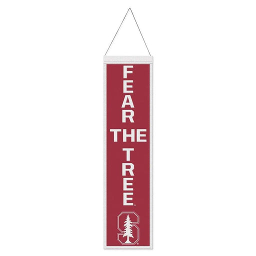 Stanford Cardinal Wool Banner 8X32 in.