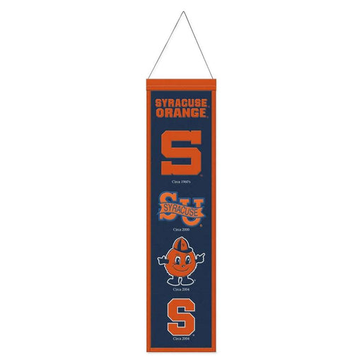 Syracuse Orange Wool Banner 8X32 in.