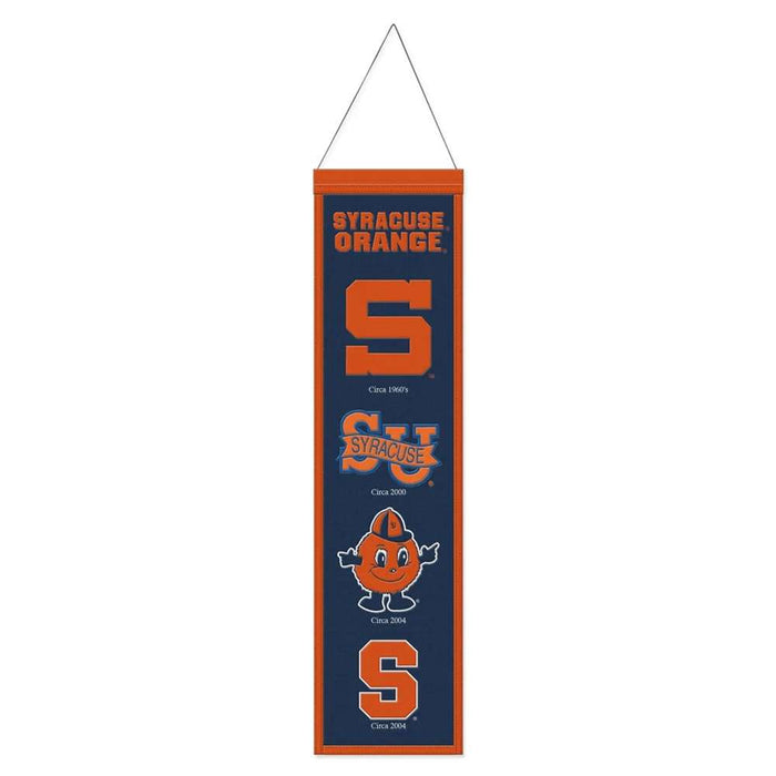 Syracuse Orange Wool Banner 8X32 in.