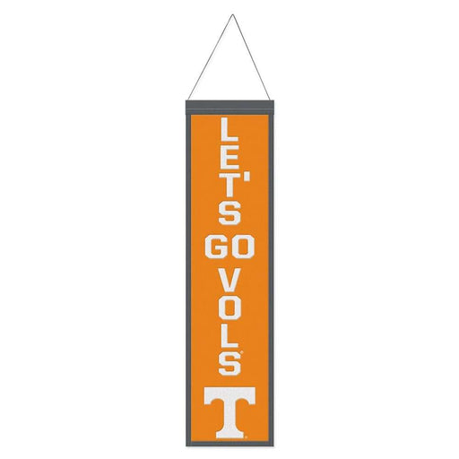 Tennessee Volunteers Wool Banner 8X32 in.
