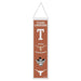 Texas Longhorns Wool Banner 8X32 in.