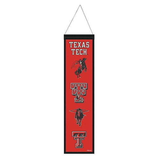 Texas Tech Red Raiders Wool Banner 8X32 in.