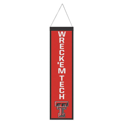 Texas Tech Red Raiders Wool Banner 8X32 in.