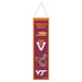 Virginia Tech Hokies Wool Banner 8X32 in.