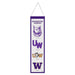 Washington Huskies Wool Banner 8X32 in.