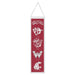Washington State Cougars Wool Banner 8X32 in.