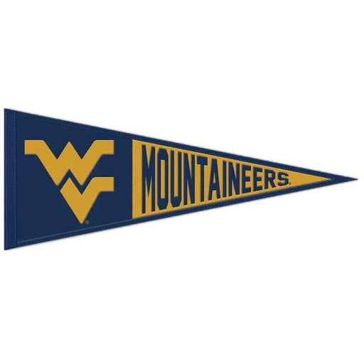 West Virginia Mountaineers Wool Pennant 13X32 in.