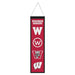 Wisconsin Badgers Wool Banner 8X32 in.