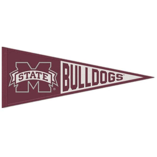 Mississippi State Bulldogs Wool Pennant 13X32 in.