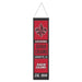 Louisiana Lafayette Ragin Cagins Wool Banner 8X32 in.