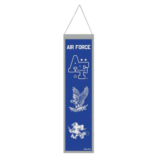 Air Force Falcons Wool Banner 8X32 in.