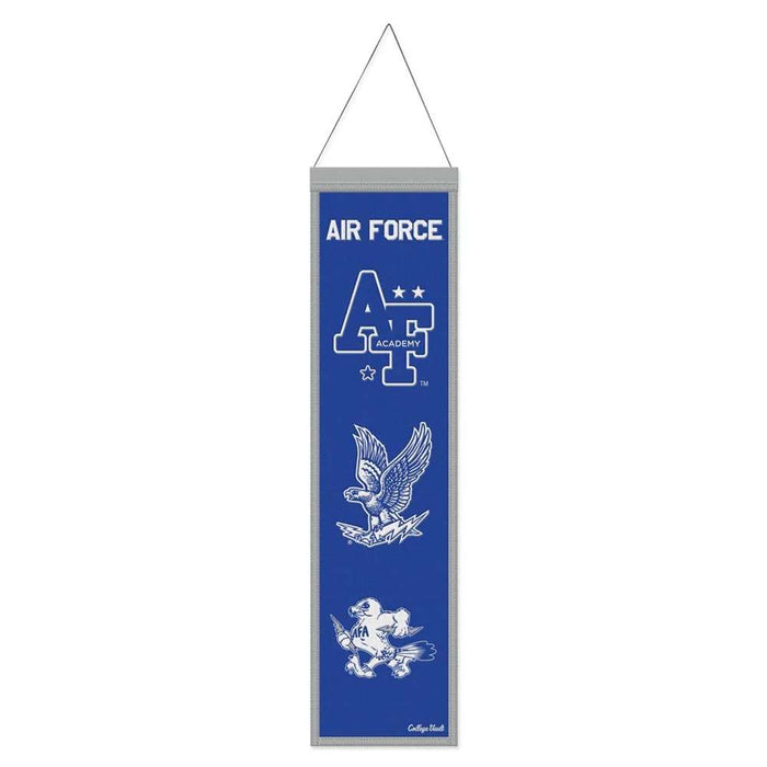 Air Force Falcons Wool Banner 8X32 in.