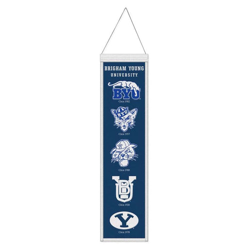 BYU Cougars Wool Banner 8X32 in.