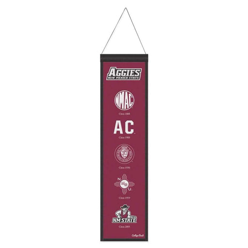 New Mexico State Aggies Wool Banner 8X32 in.