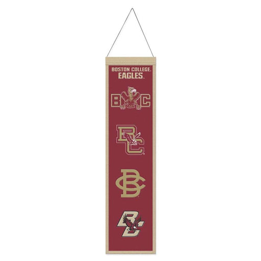 Boston Collete Eagles Wool Banner 8X32 in.