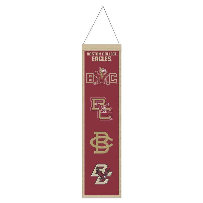 Boston Collete Eagles Wool Banner 8X32 in.
