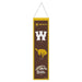 Western Michigan Broncos Wool Banner 8X32 in.