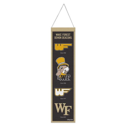 Wake Forest Demon Deacons Wool Banner 8X32 in.