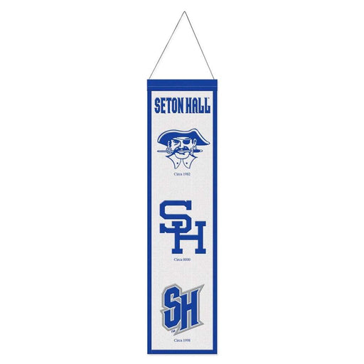Seton Hall Pirates Wool Banner 8X32 in.