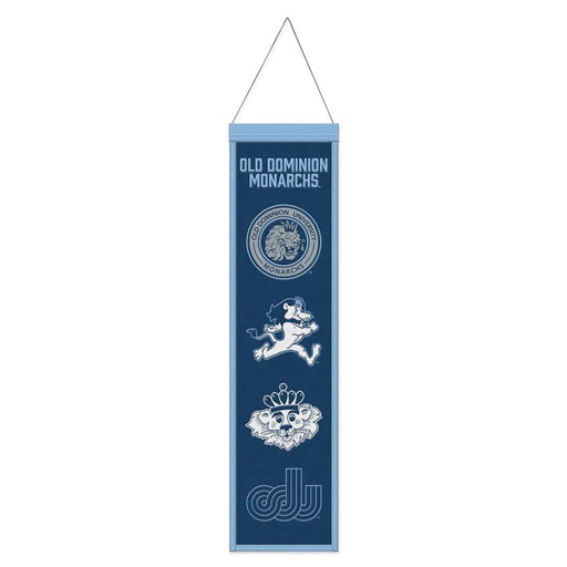 Old Dominion Monarchs Wool Banner 8X32 in.