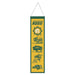 North Dakota State Bison Wool Banner 8X32 in.