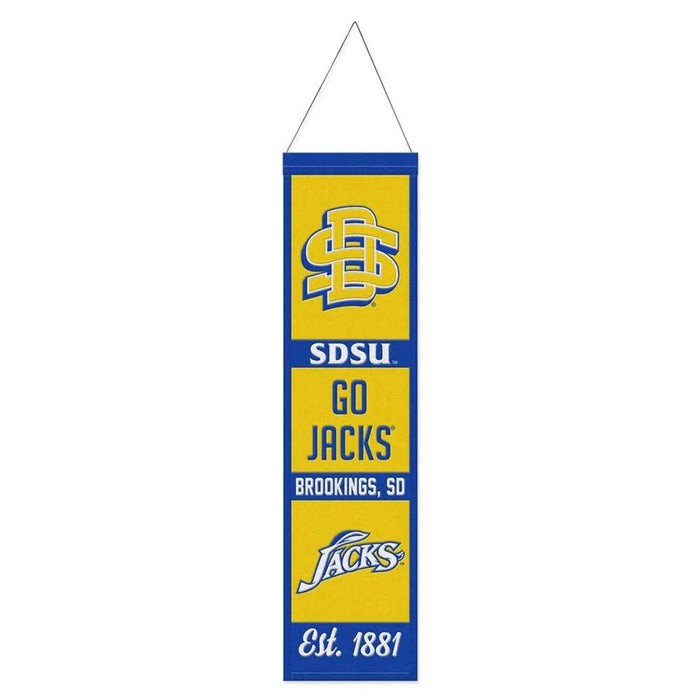 South Dakota State Jackrabbits Wool Banner 8X32 in.