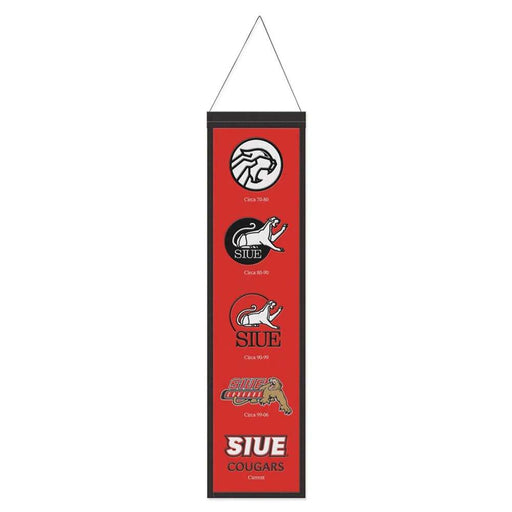 Southern Illinois Edwardsville Cougars Wool Banner 8X32 in.