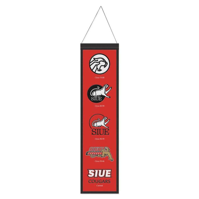 Southern Illinois Edwardsville Cougars Wool Banner 8X32 in.
