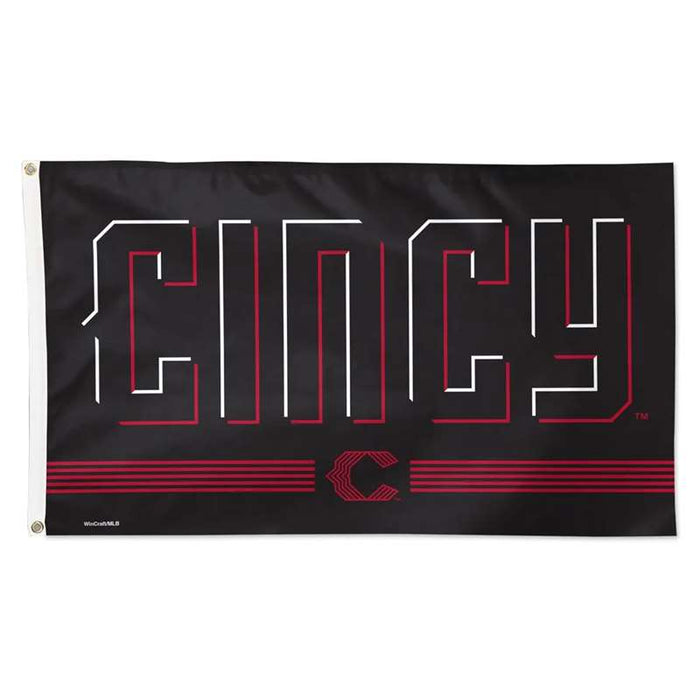 Cincinnati Reds City Connect Deluxe 3X5 Flag