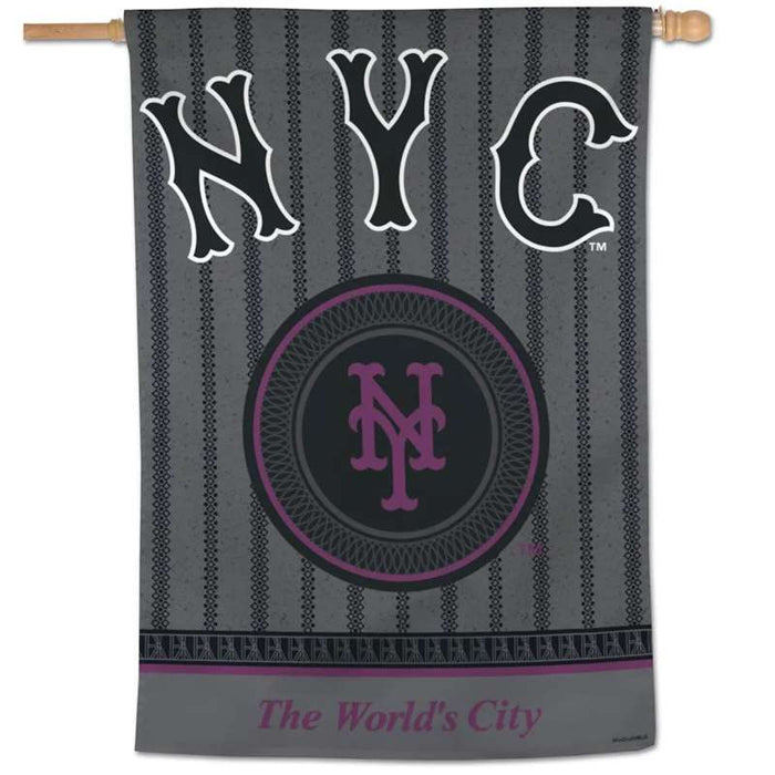 New York Mets City Connect Vertical Banner 28X40 in.