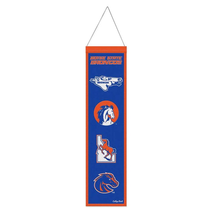 Boise State Broncos Wool Banner 8X32 in.