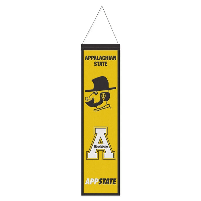 Appalachian State Mountaineers Wool Banner 8X32 in.