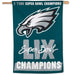 Philadelphia Eagles Super Bowl LIX Champions 28X40 in Single-Sided Vertical Banner