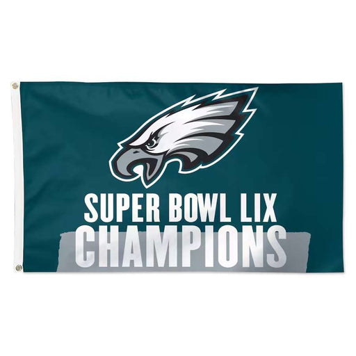 Philadelphia Eagles Super Bowl LIX Champions 3X5 ft Single Sided Deluxe Flag