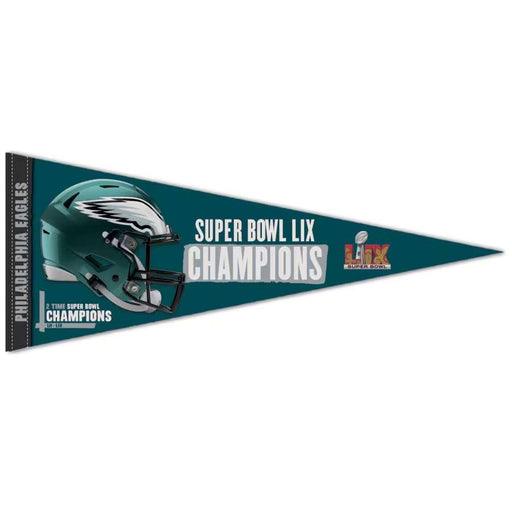Philadelphia Eagles Super Bowl LIX Champions 12 X 30 in. Premium Pennant