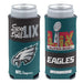 Philadelphia Eagles Super Bowl LIX NFC Champions 12oz. Slim Can Cooler Koozie (Set of 6)