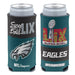 Philadelphia Eagles Super Bowl LIX NFC Champions 12oz. Slim Can Cooler Koozie (Set of 6)