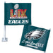 Philadelphia Eagles Super Bowl LIX NFC Champions Car Flag 11.75X14 in.